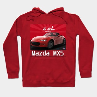Mazda MX5 ND Red Hoodie